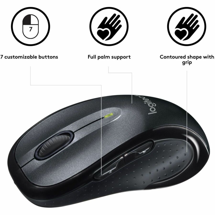 Logitech M510 Wireless Optical Mouse - Alternate-Image3
