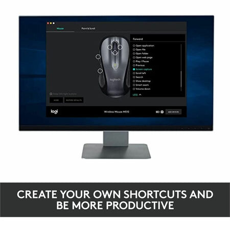 Logitech M510 Wireless Optical Mouse - Alternate-Image5