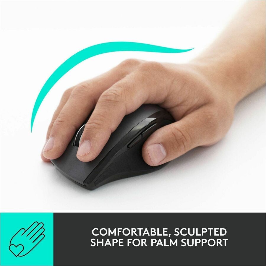 Logitech M705 Marathon Wireless Laser Mouse - Alternate-Image3