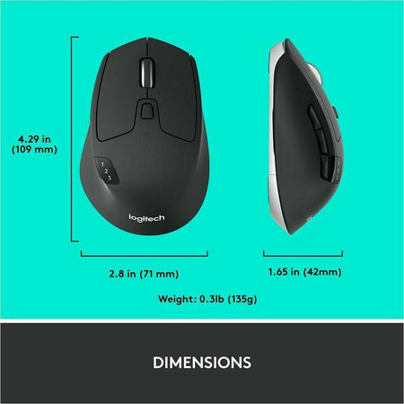 Logitech M720 Triathlon Mouse - Alternate-Image9