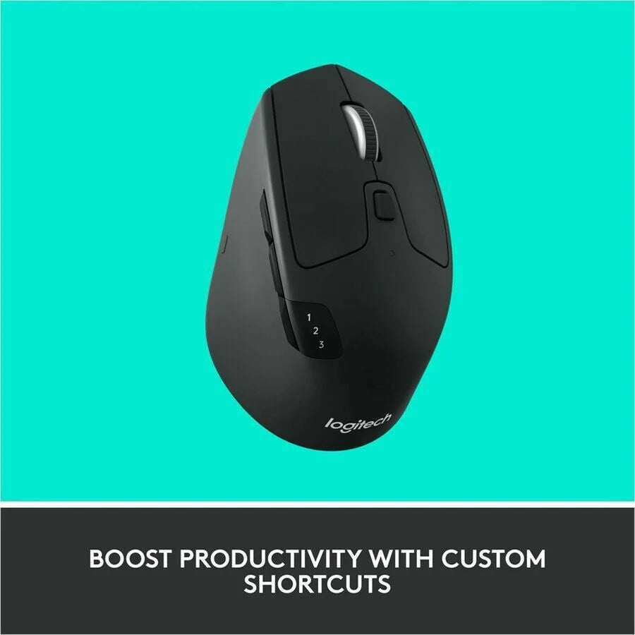 Logitech M720 Triathlon Mouse: Wireless Optical Mouse for Right-Handed Users - Keyboards & Mice