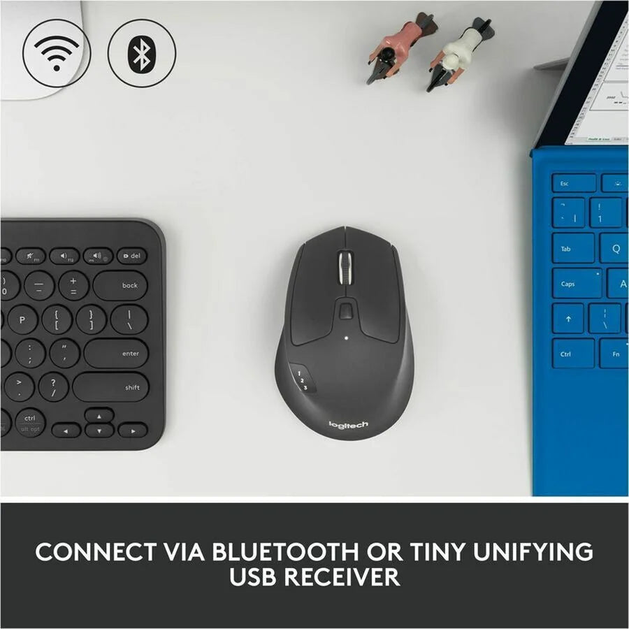 Logitech M720 Triathlon Mouse: Wireless Optical Mouse for Right-Handed Users - Keyboards & Mice