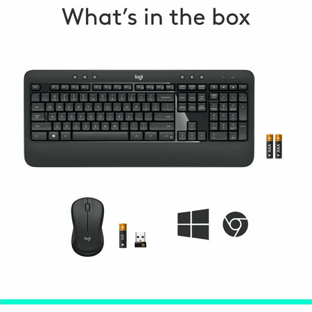 Logitech MK540 Wireless Keyboard Mouse Combo - Alternate-Image9