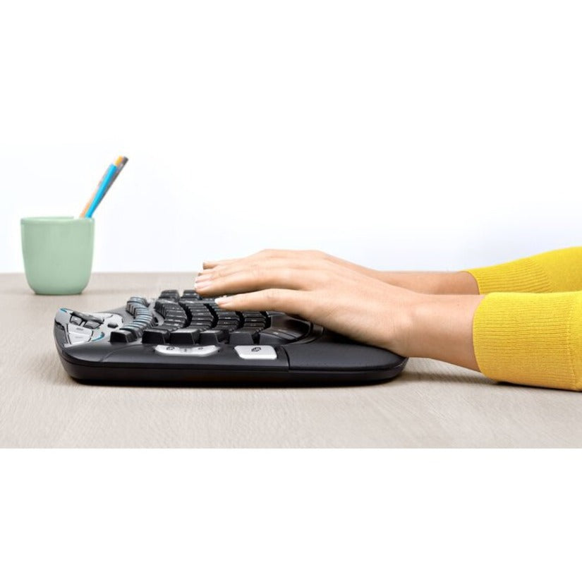 Logitech MK550 Wireless Ergonomic Wave Keyboard/Mouse Combo - Alternate-Image2