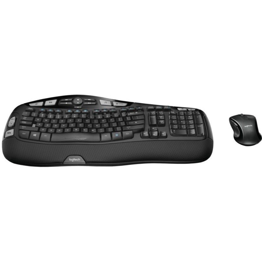 Logitech MK550 Wireless Ergonomic Wave Keyboard/Mouse Combo - Alternate-Image3