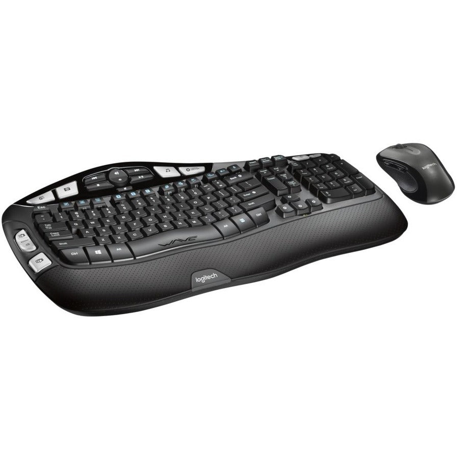 Logitech MK550 Wireless Ergonomic Wave Keyboard/Mouse Combo - Alternate-Image4