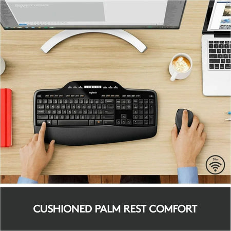 Logitech MK710 Wireless Desktop Combo - Reliable Keyboard & Mouse - Keyboards Mice