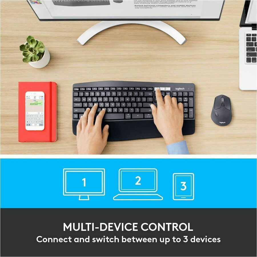Logitech MK850 Performance Wireless Keyboard and Mouse Combo - Alternate-Image1