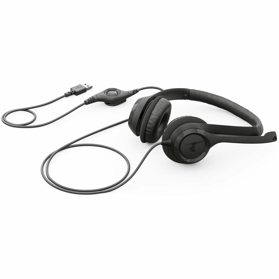 Logitech Padded H390 USB Headset - Bottom