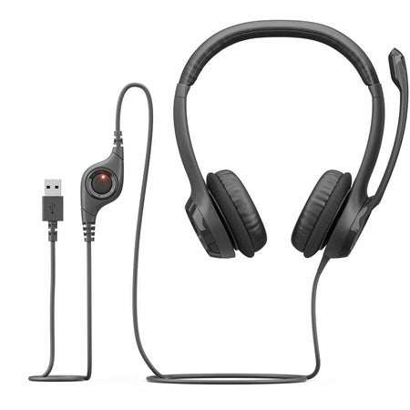 Logitech Padded H390 USB Headset - Front
