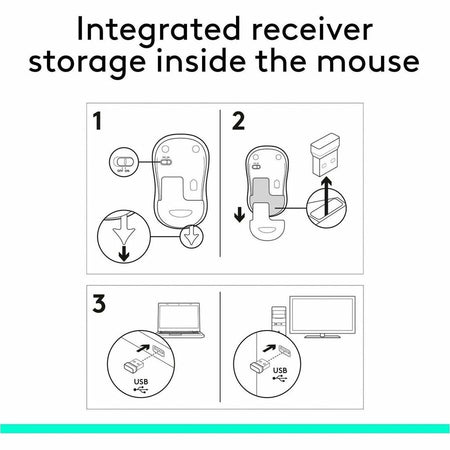Logitech Plug-and-Play Wireless Mouse - Alternate-Image9