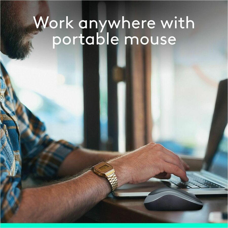 Logitech Plug-and-Play Wireless Mouse - Alternate-Image2