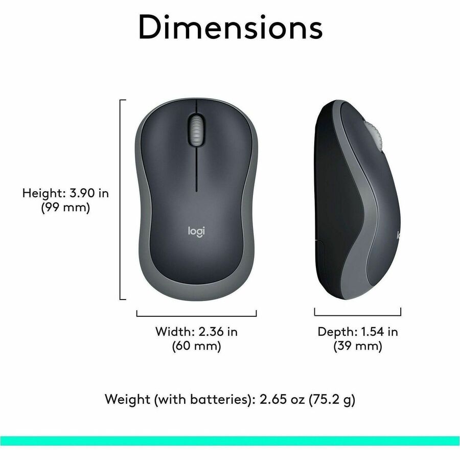 Logitech Plug-and-Play Wireless Mouse - Alternate-Image8