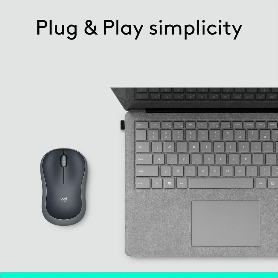 Logitech Plug-and-Play Wireless Mouse - Alternate-Image7