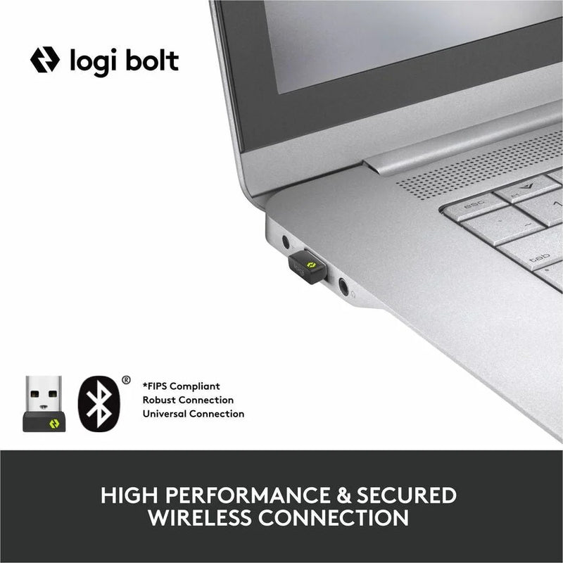 Logitech Signature M650L Mouse: Wireless Bluetooth/Radio - Graphite - 4000 dpi - Keyboards & Mice