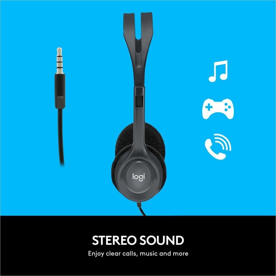 Logitech Stereo Headset H111 - Alternate-Image1
