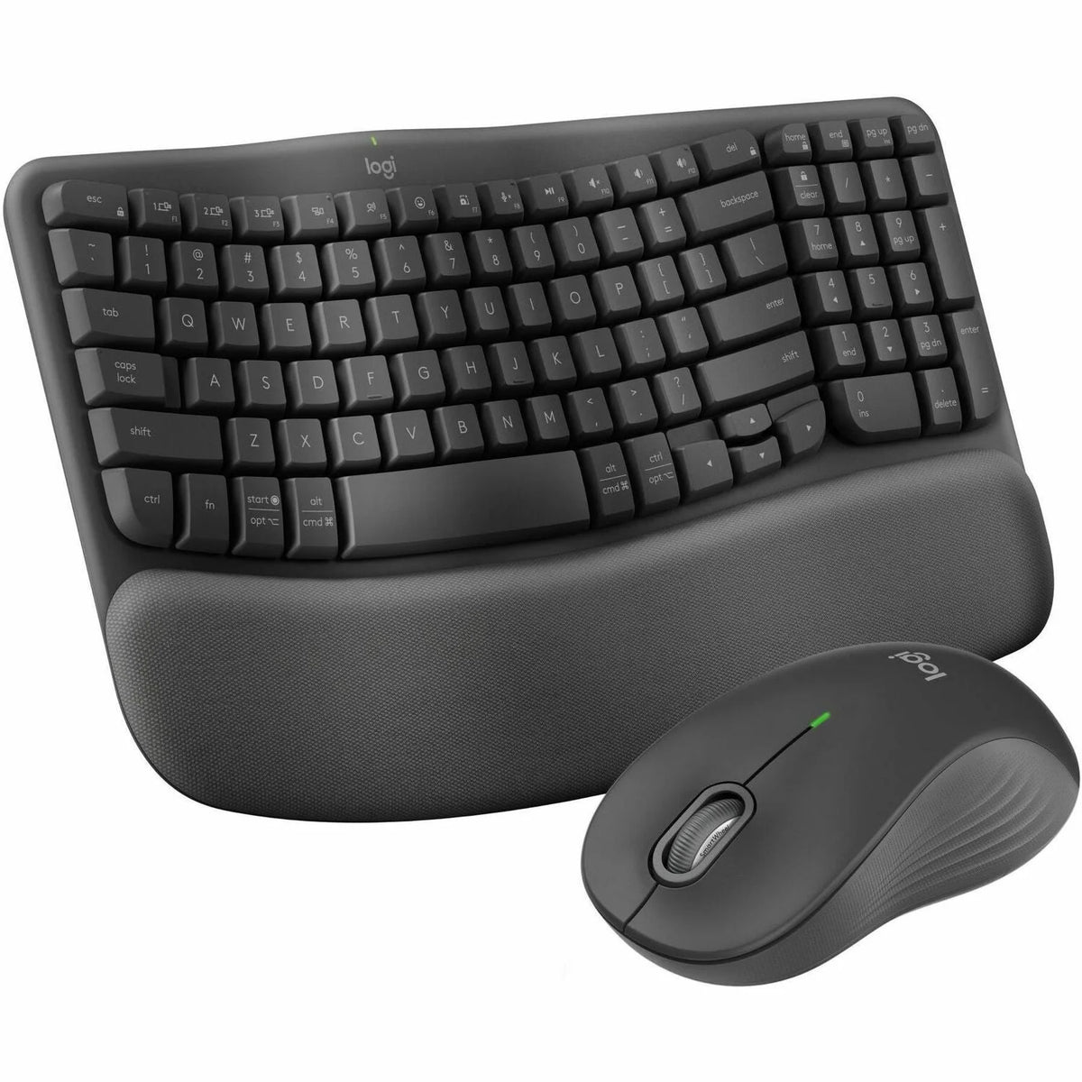 Logitech Wave Keys MK670 Keyboard & Mouse Set - Wireless Bluetooth 4000 dpi - Keyboards Mice