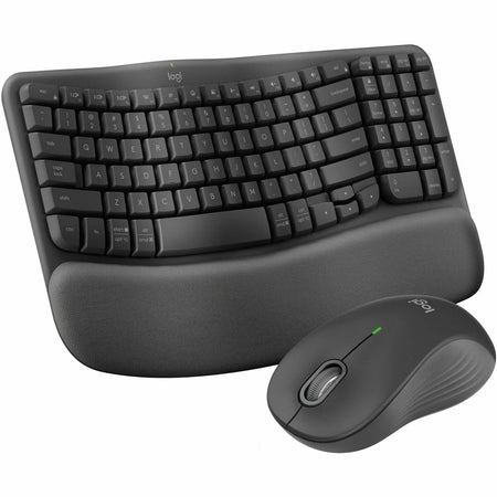 Logitech Wave Keys MK670 Keyboard & Mouse Set - Wireless Bluetooth 4000 dpi - Keyboards Mice
