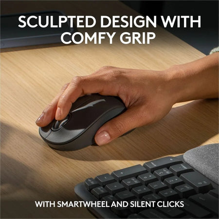 Logitech Wave Keys MK670 Keyboard & Mouse Set - Wireless Bluetooth 4000 dpi - Keyboards Mice