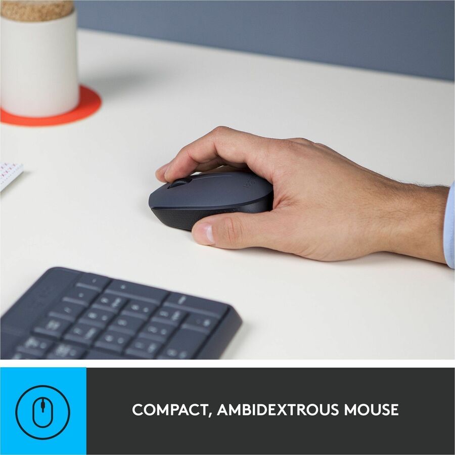 Logitech Wireless Keyboard and Mouse - Alternate-Image1