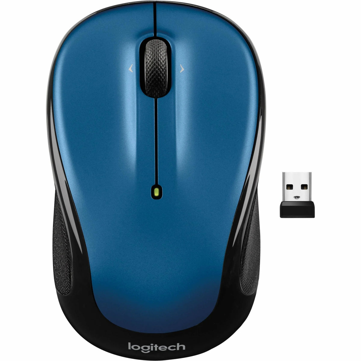 Logitech Wireless Optical Mouse - Blue Radio Frequency - USB - 5 Buttons - Keyboards & Mice