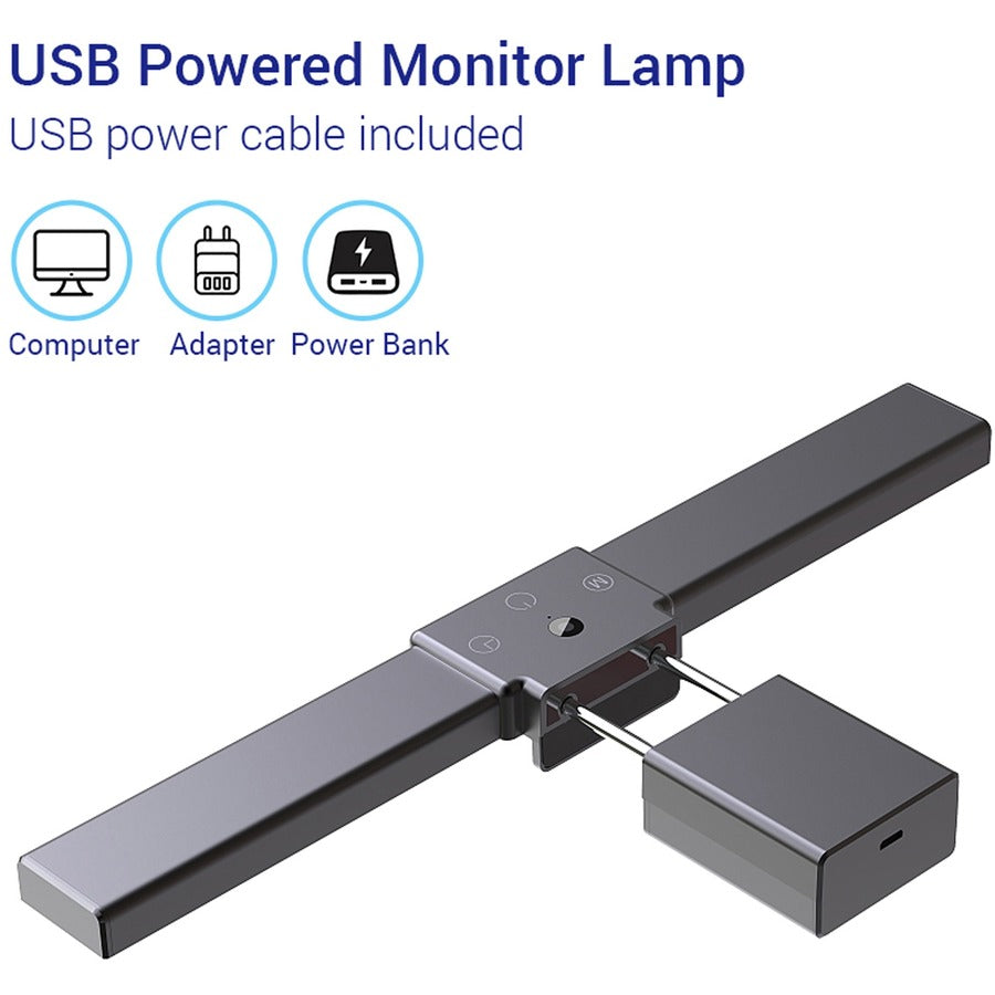 Lorell 15.75" LED Monitor Lamp - Alternate-Image3