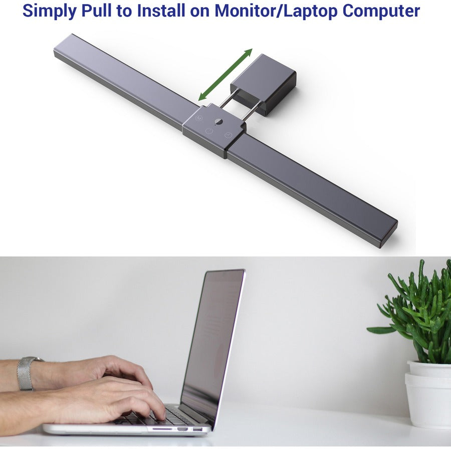 Lorell 15.75" LED Monitor Lamp - Alternate-Image2