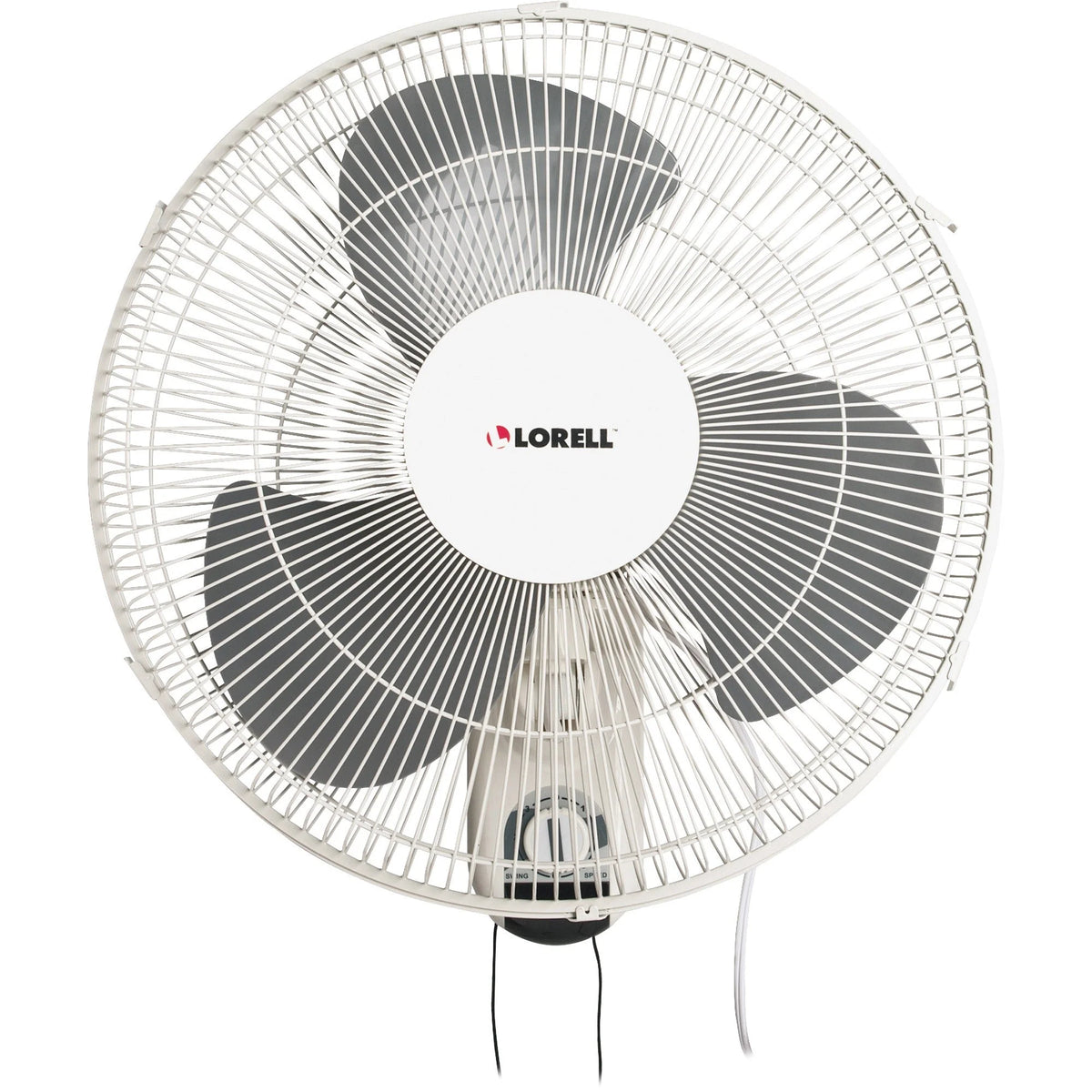 Lorell 16’’ Wall-Mount 3-Speed Fan - Adjustable Tilt & Oscillation - Fans