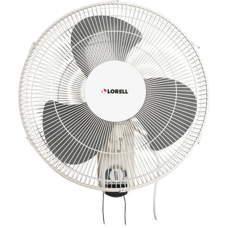 Lorell 16’’ Wall-Mount 3-Speed Fan - Adjustable Tilt & Oscillation - Fans