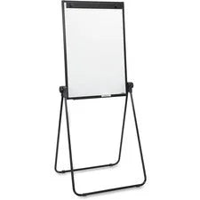 Lorell 2-sided Dry-Erase Easel with Flip-Chart Clip - 36’’ (3 ft) Width x 24’’ (2 Height - Melamine Surface - Black