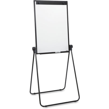 Lorell 2-sided Dry-Erase Easel with Flip-Chart Clip - 2000