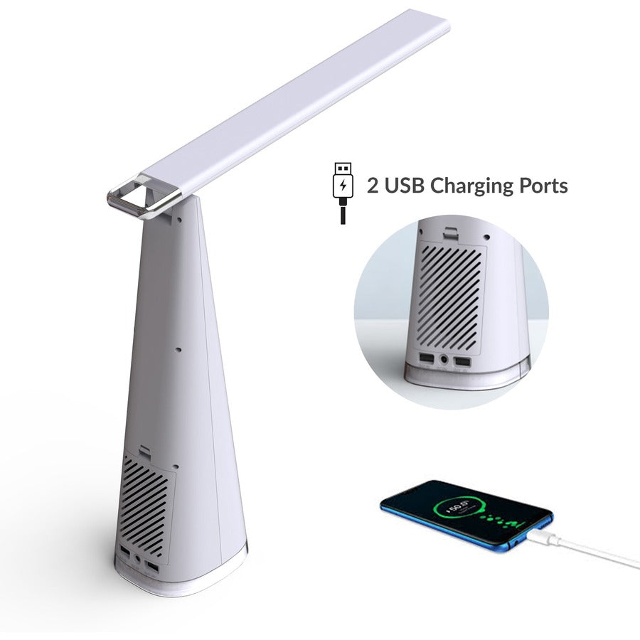 Lorell 3-in-1 Air Purifier/Mood Light Desk Lamp - Alternate-Image1