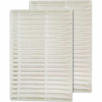 Lorell 3-in-1 Desk Lamp HEPA Air Filters - Dust Removal - 2 Pack - Purifier