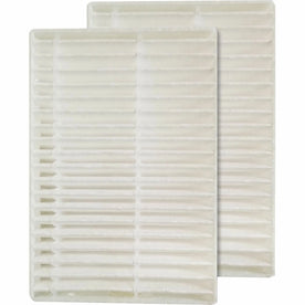 Lorell 3-in-1 Desk Lamp HEPA Air Filters - Dust Removal - 2 Pack - Purifier