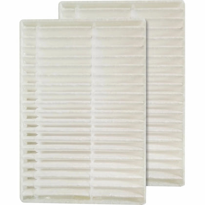 Lorell 3-in-1 Desk Lamp HEPA Air Filters - Dust Removal - 2 Pack - Purifier