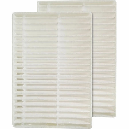 Lorell 3-in-1 Desk Lamp HEPA Air Filters - Dust Removal - 2 Pack - Purifier