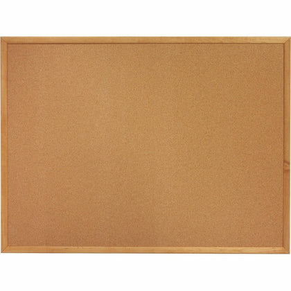 Lorell Bulletin Board: 24x36 Cork Surface - Brown Oak Frame - Boards