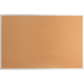 Lorell Bulletin Board: 24x36 Cork Surface - Warp Resistant - Brown Aluminum Frame - Boards