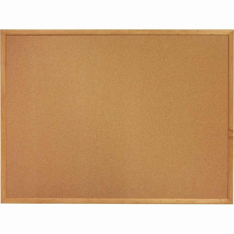 Lorell Bulletin Board: 36x48 Cork Surface - Brown Oak Frame - Boards