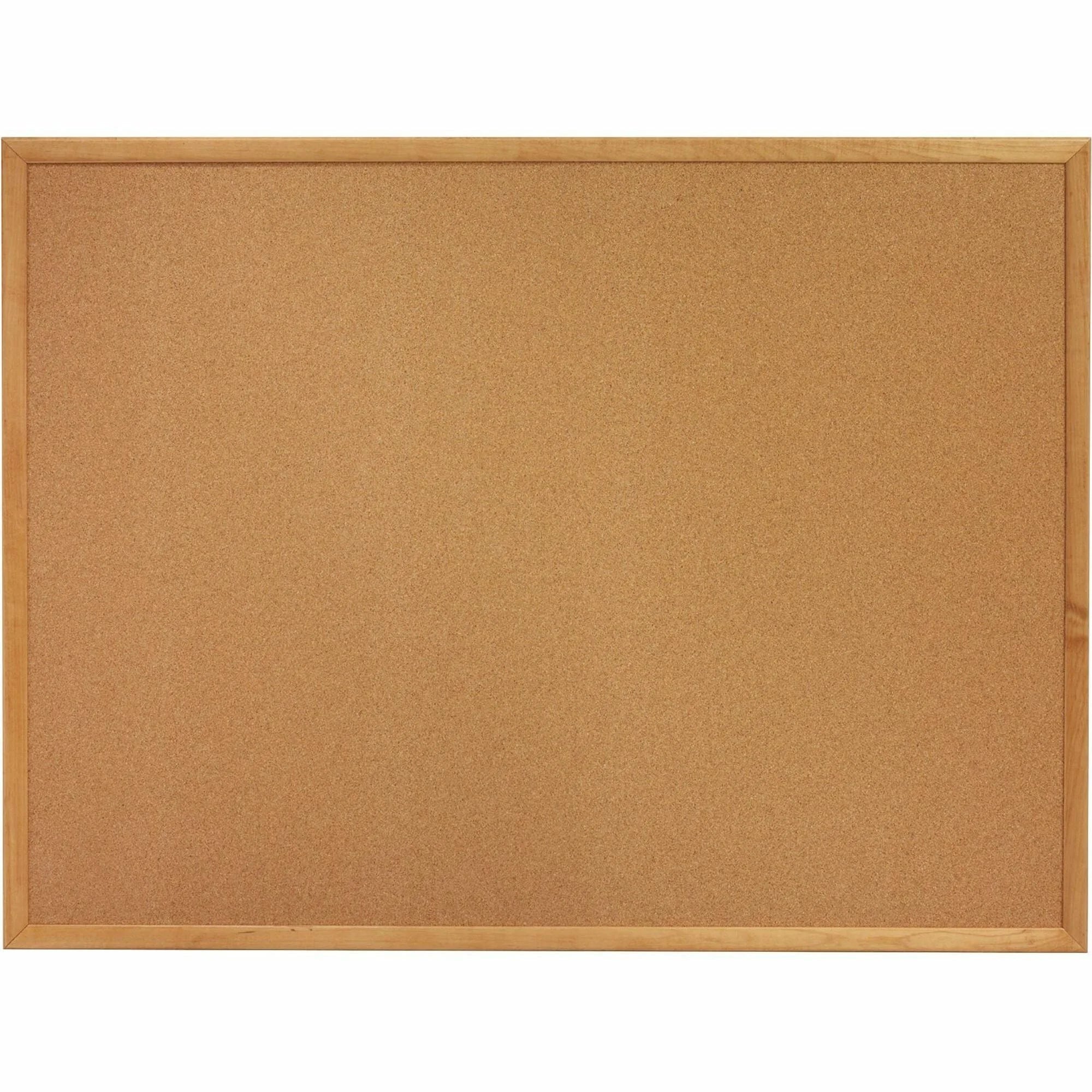 Lorell Bulletin Board: 48x72 Cork Surface - Oak Frame - Boards