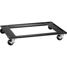 Lorell Commercial Cabinet Dolly - Metal - 42’’ Width x 24’’ Depth 4’’ Height - Black - 1 Each - File & Storage