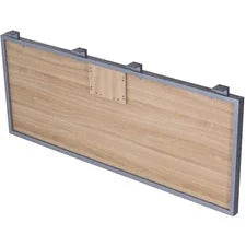 Lorell Concordia Series Latte Laminate Double-wide Desk Leg - Laminated Base - 24’’ Height x 28.50’’ Width 67’’ Depth