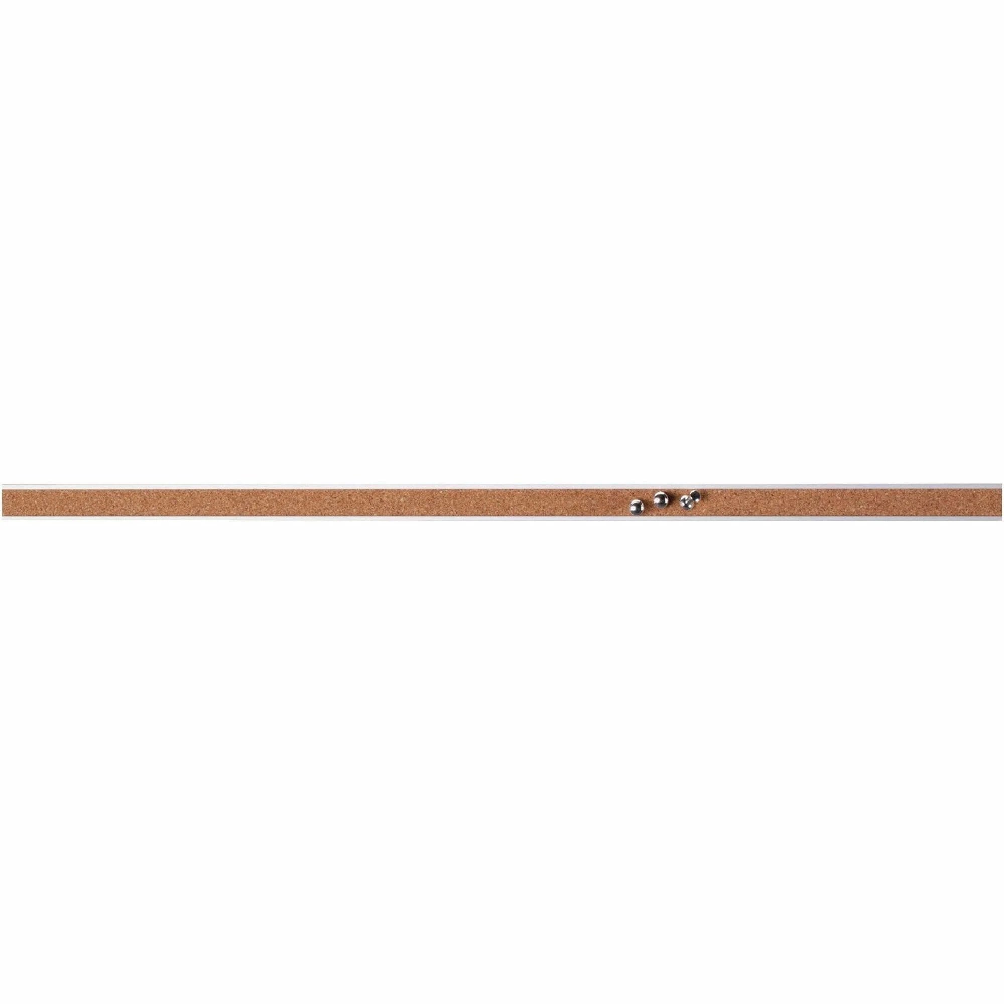 Lorell Cork Strip Bulletin Bar: 24’’ Board Width Self-healing Surface - Boards