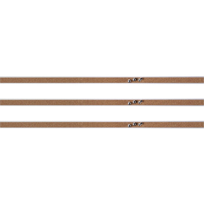 Lorell Cork Strip Bulletin Bars: 18’’ Board Width Self-healing Surface - Boards
