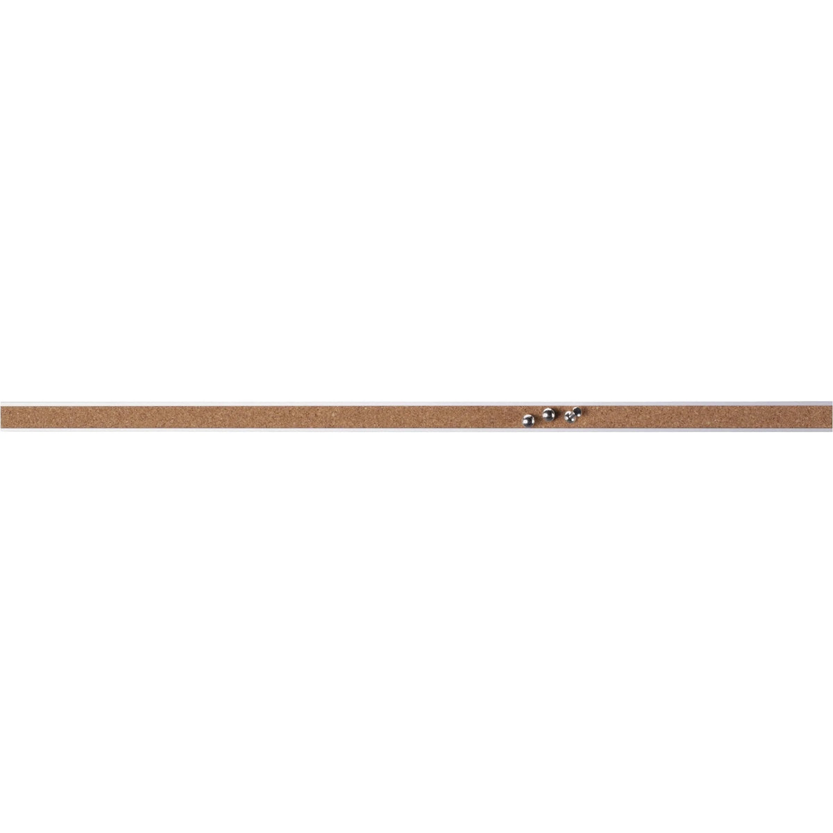 Lorell Cork Strip Bulletin Bars: 48’’ Board Width Self-healing Surface - Boards