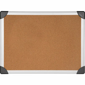 Lorell Corkboard: 48x96 Cork Surface - Durable Aluminum Frame - Bulletin Boards