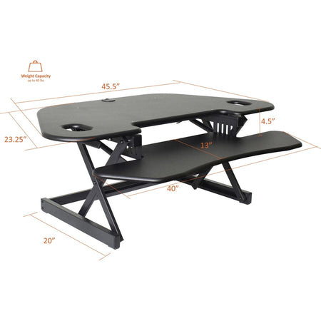 Lorell Corner Desk Riser - Alternate-Image1