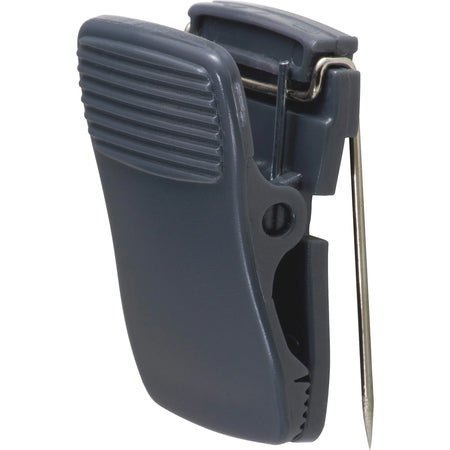 Lorell Cubicle Clips: Black Plastic Clips 24/Box - Wall