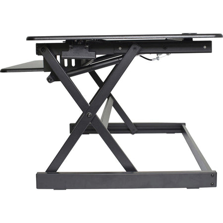 Lorell Deluxe Adjustable Desk Riser - Left