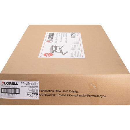 Lorell Deluxe Adjustable Desk Riser - Alternate-Image1